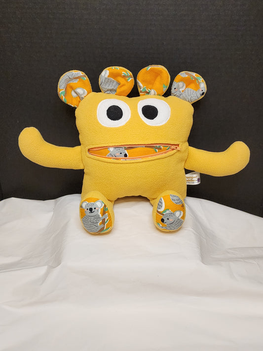Chomper Buddy Gold/yellow color with Koala 14"