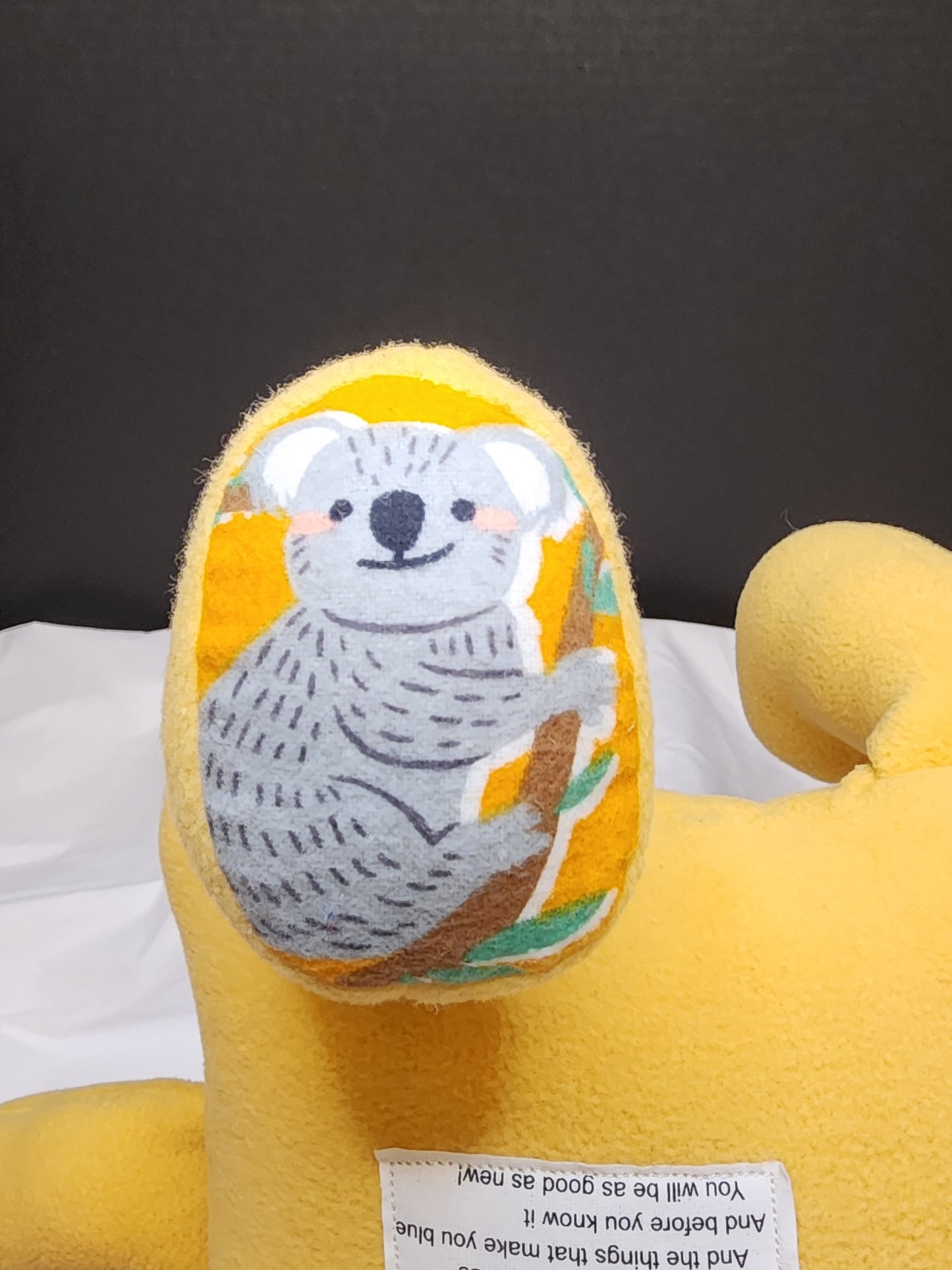 Chomper Buddy Gold/yellow color with Koala 14"