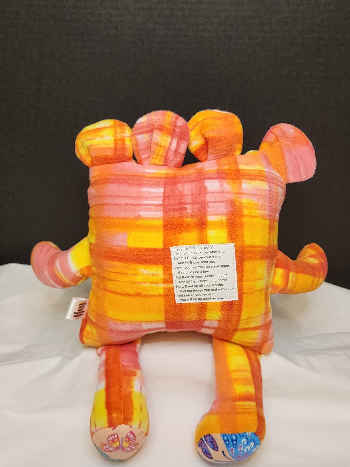 Chomper Buddy Sunset with butterfly 14"