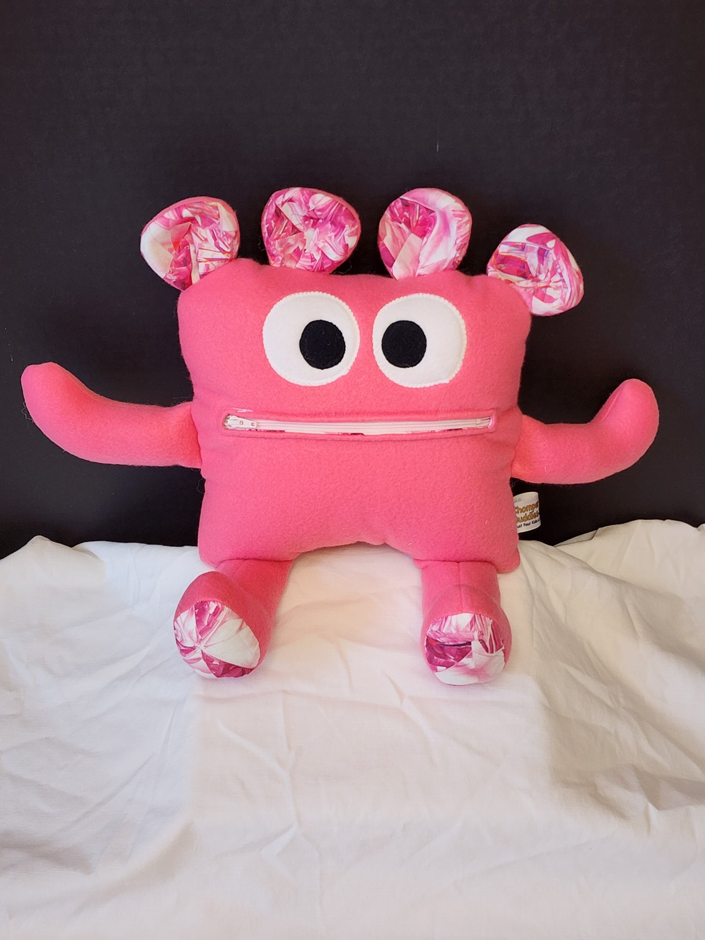 Chomper Buddy Pink Prism lining 14"