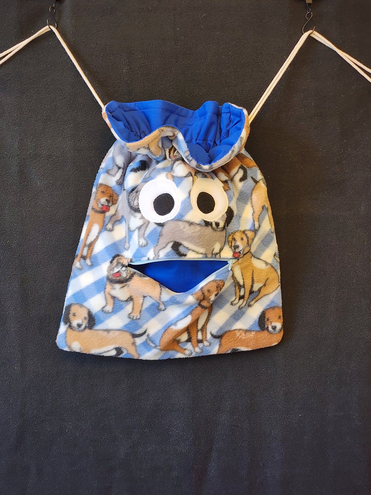 Chomper Buddy Drawstring bag, Slumber Bag,  Dementia Alzheimer's, Dogs
