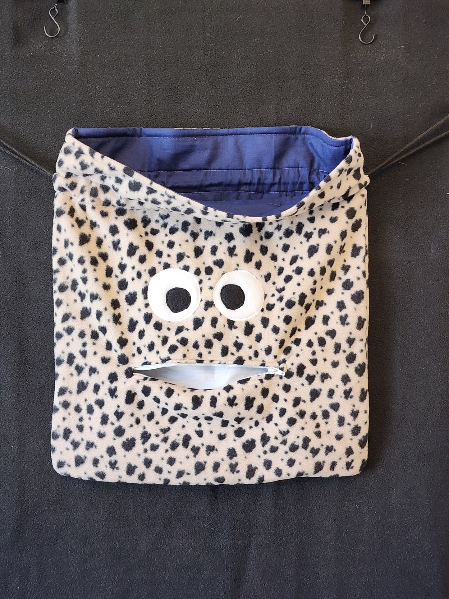 Chomper Buddy Drawstring bag, Slumber Bag,  Dementia Alzheimer's, Bag Cheetah
