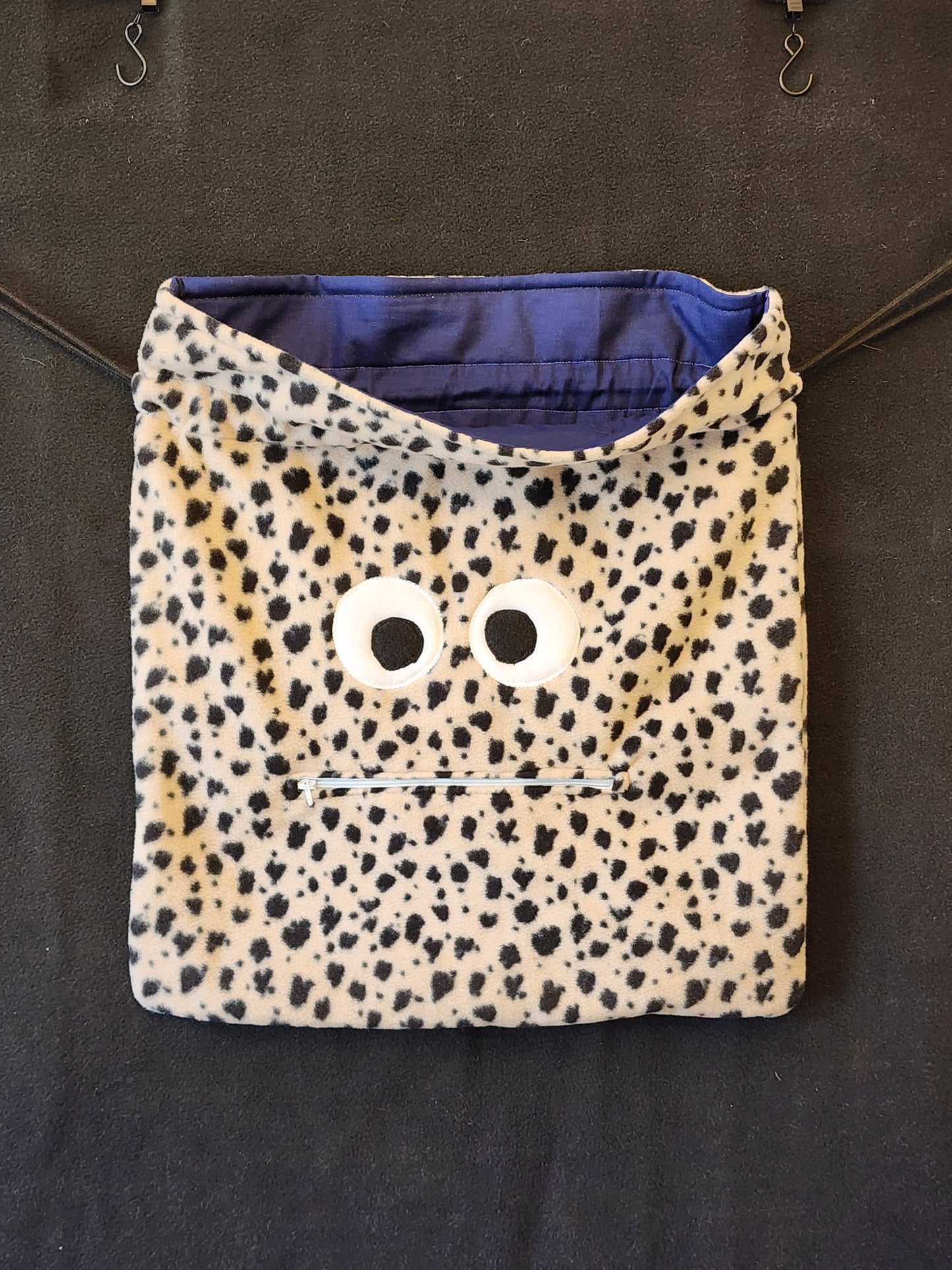 Chomper Buddy Drawstring bag, Slumber Bag,  Dementia Alzheimer's, Bag Cheetah