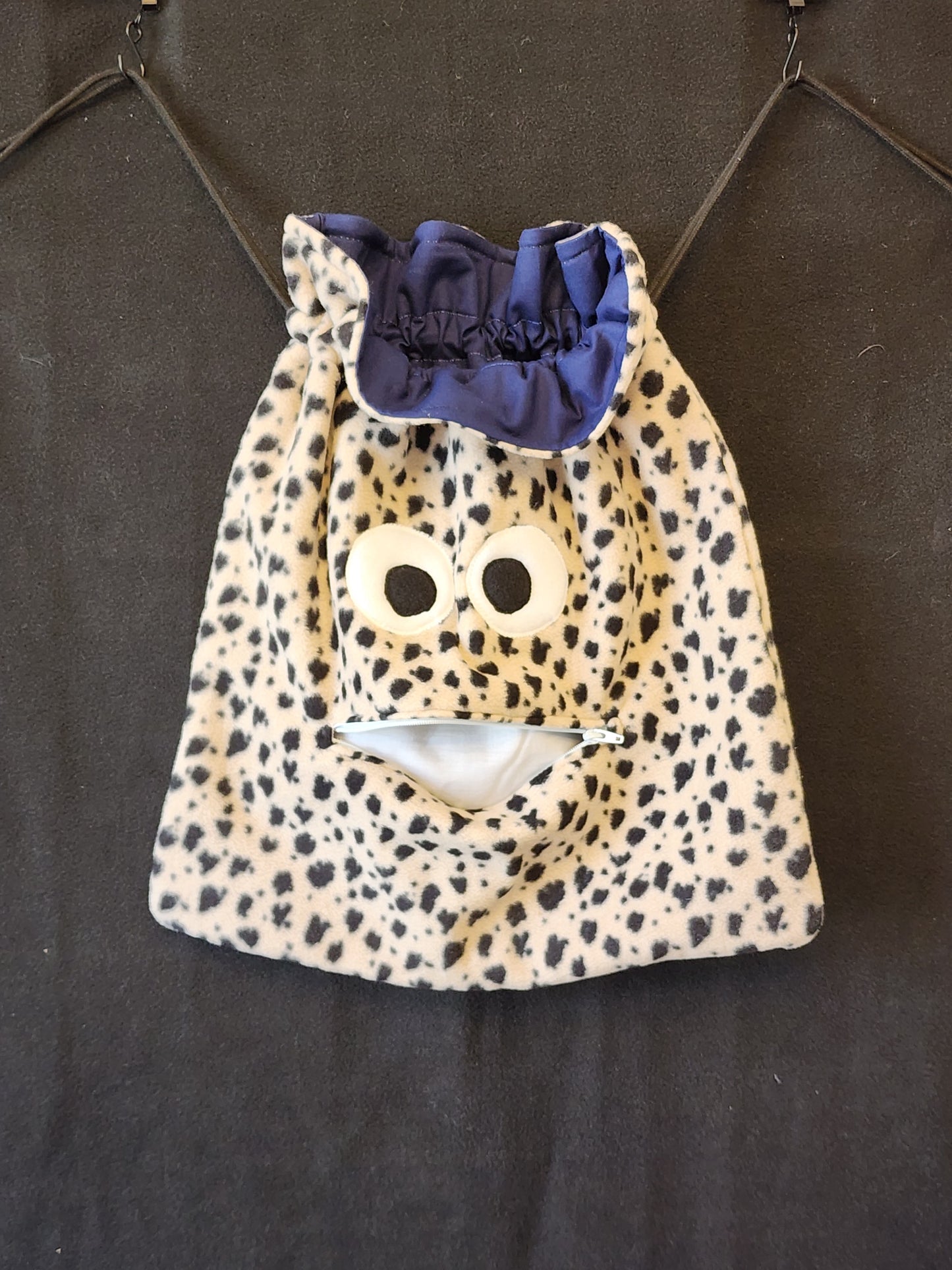 Chomper Buddy Drawstring bag, Slumber Bag,  Dementia Alzheimer's, Bag Cheetah
