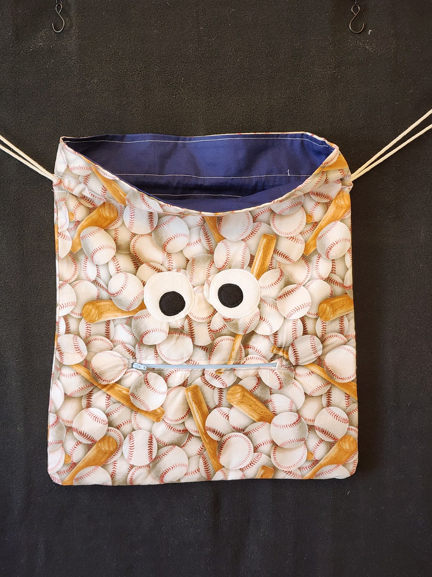 Chomper Buddy Slumber Bag Dance Bag, Fidget Holder Bag Baseball