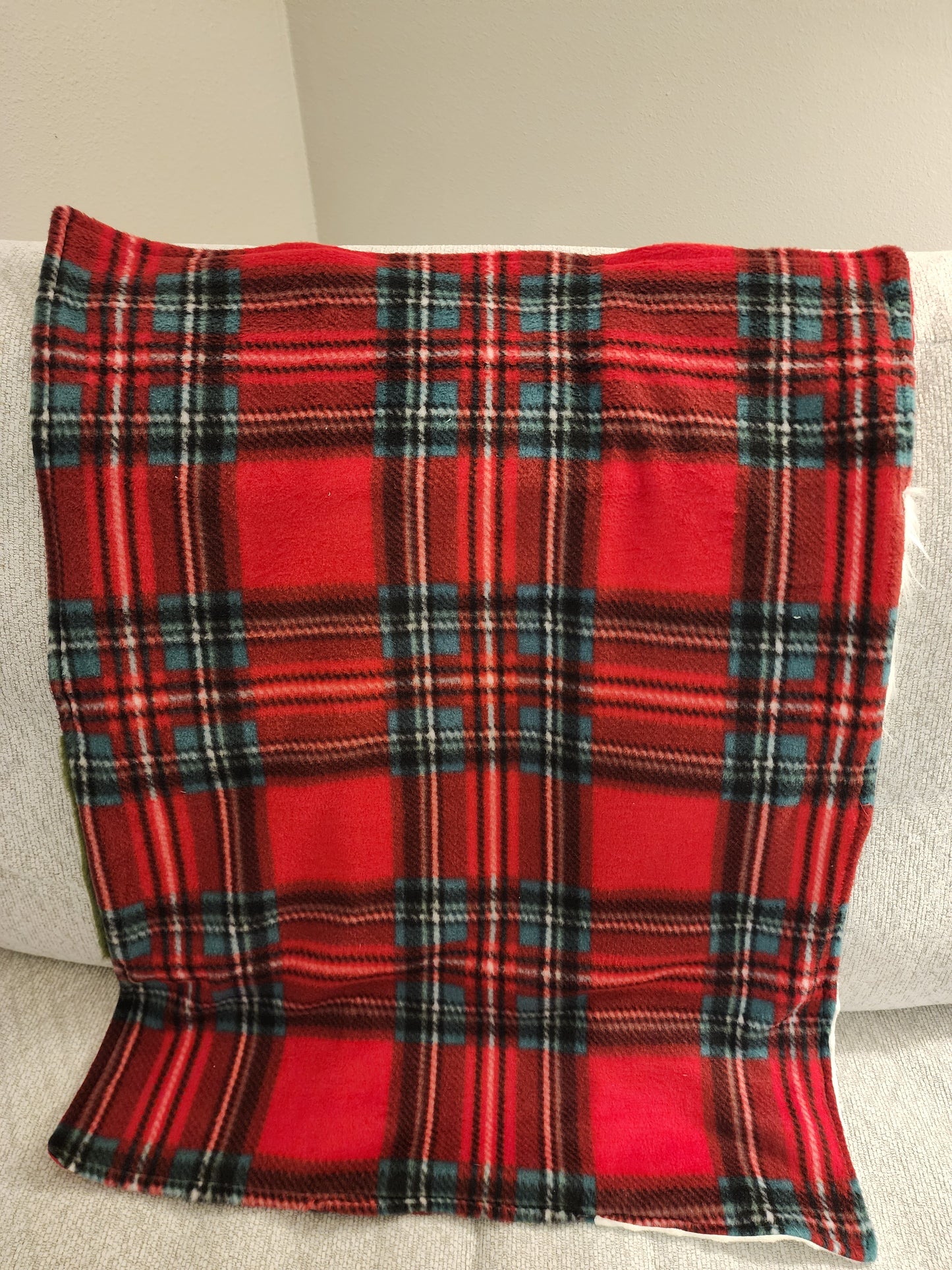 Sensory Blanket- Christmas Santa Theme fidget lap blanket Dementia