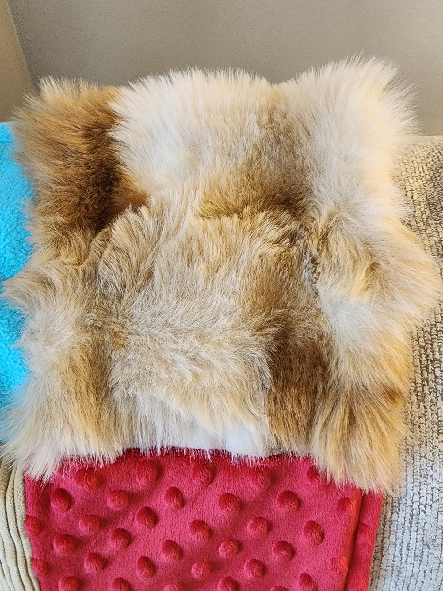 Sensory Blanket- toys dolls forks Theme fidget lap blanket Dementia