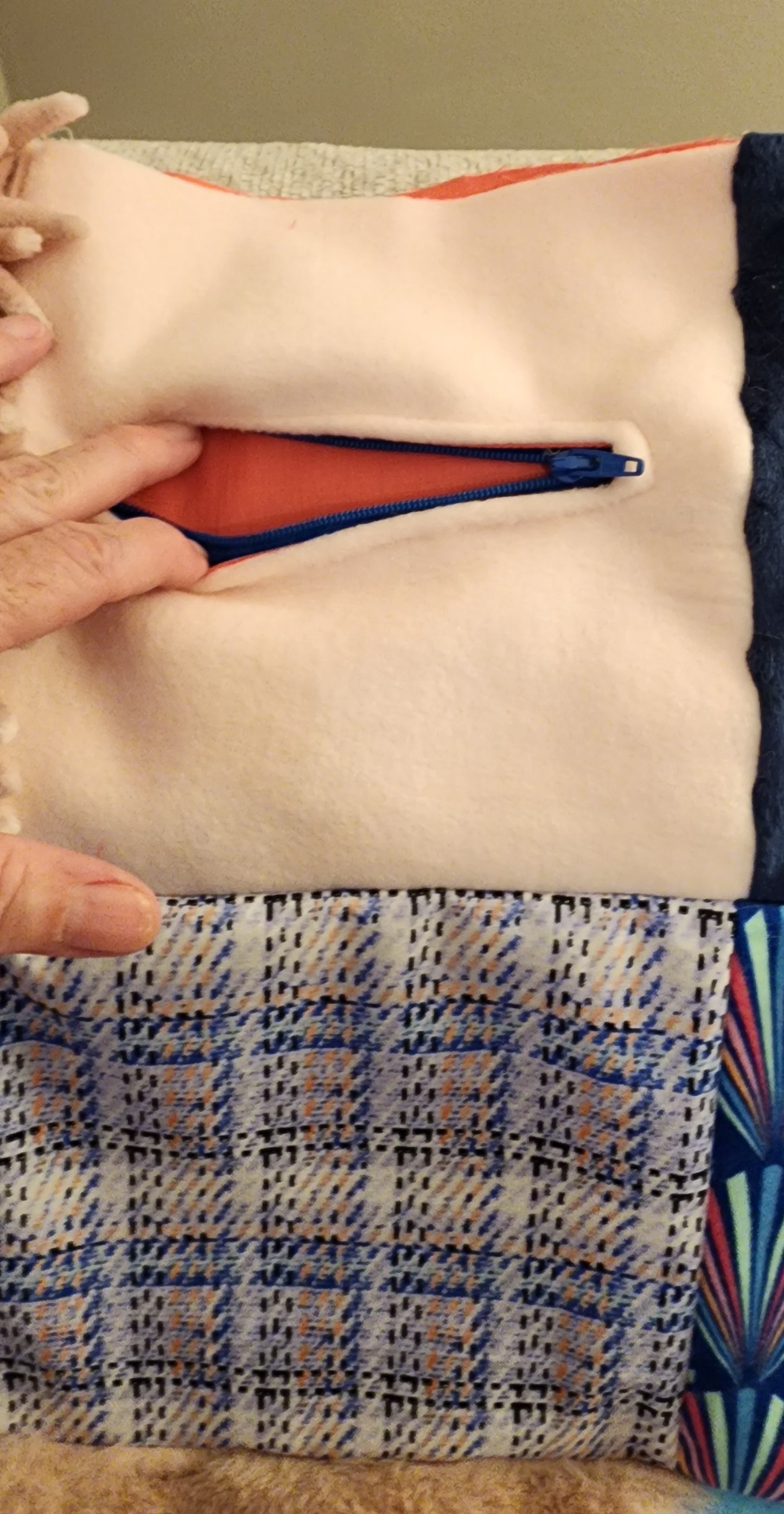 Sensory Blanket- seashells Theme fidget lap blanket Dementia