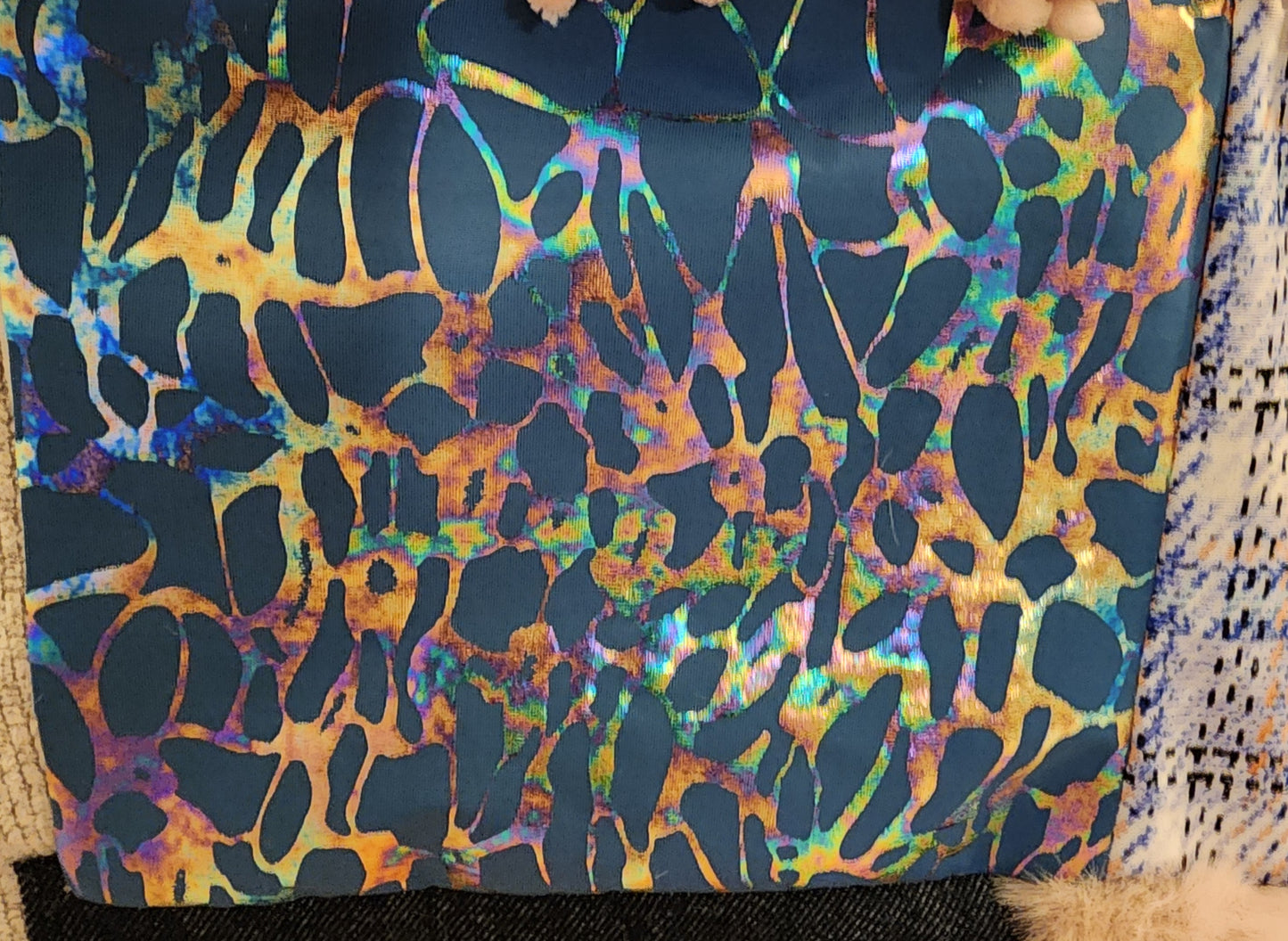Sensory Blanket- seashells Theme fidget lap blanket Dementia