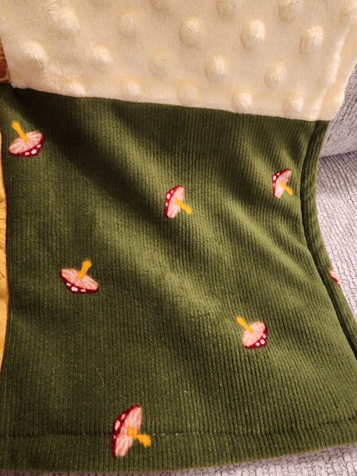 Sensory Blanket-  fidget lap blanket Dementia woodland animals