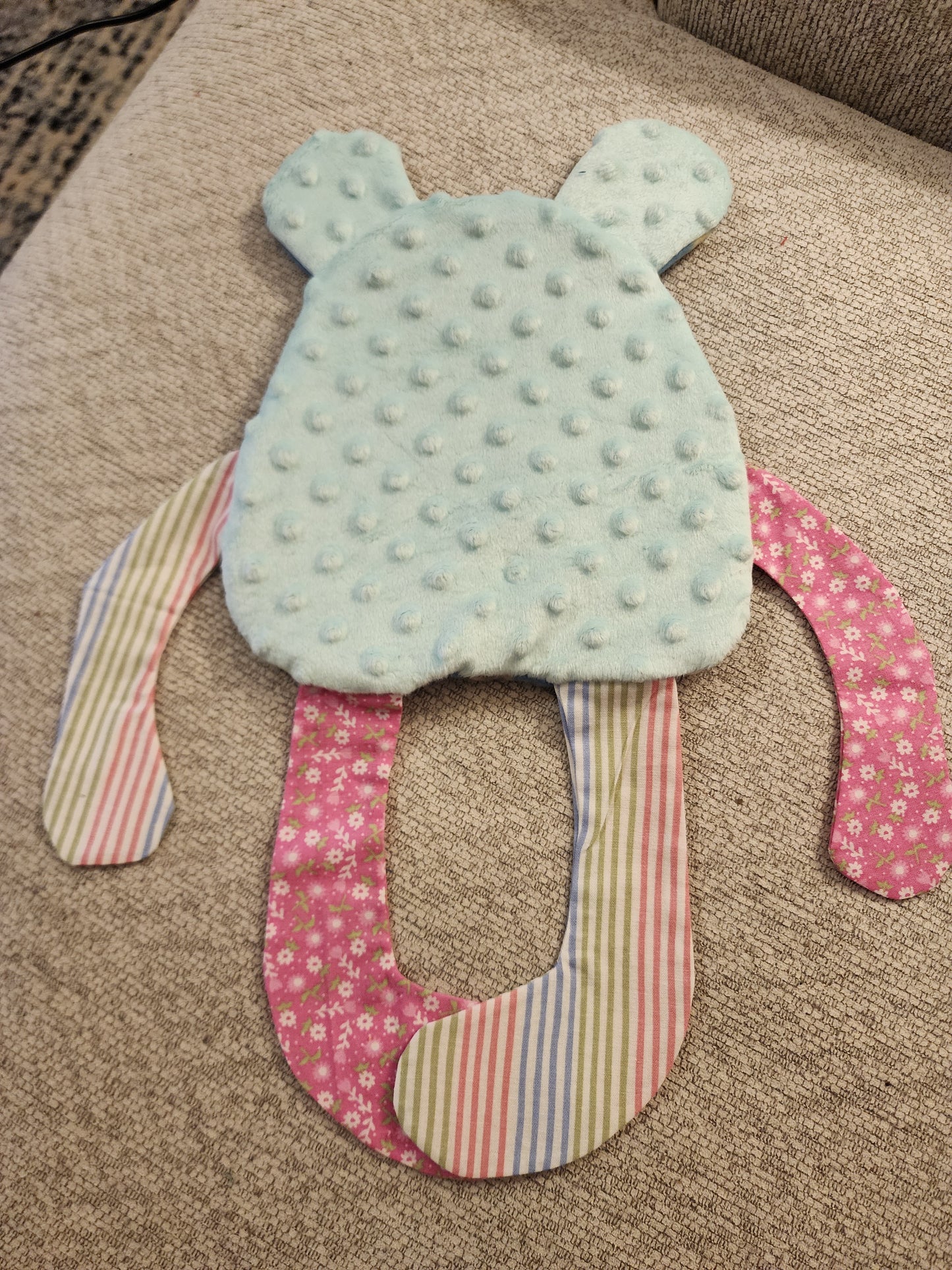 Sensory Crinkle Lovie- Sloth Dimple Dot Crinkle sound bear style
