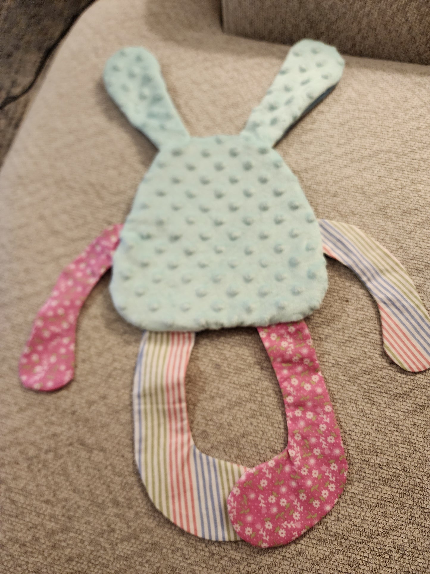Sensory Crinkle Lovie- Sloth Dimple Dot Crinkle sound bunny style