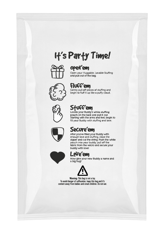 Large stuffing pack for the 16" Stuff Buddies.