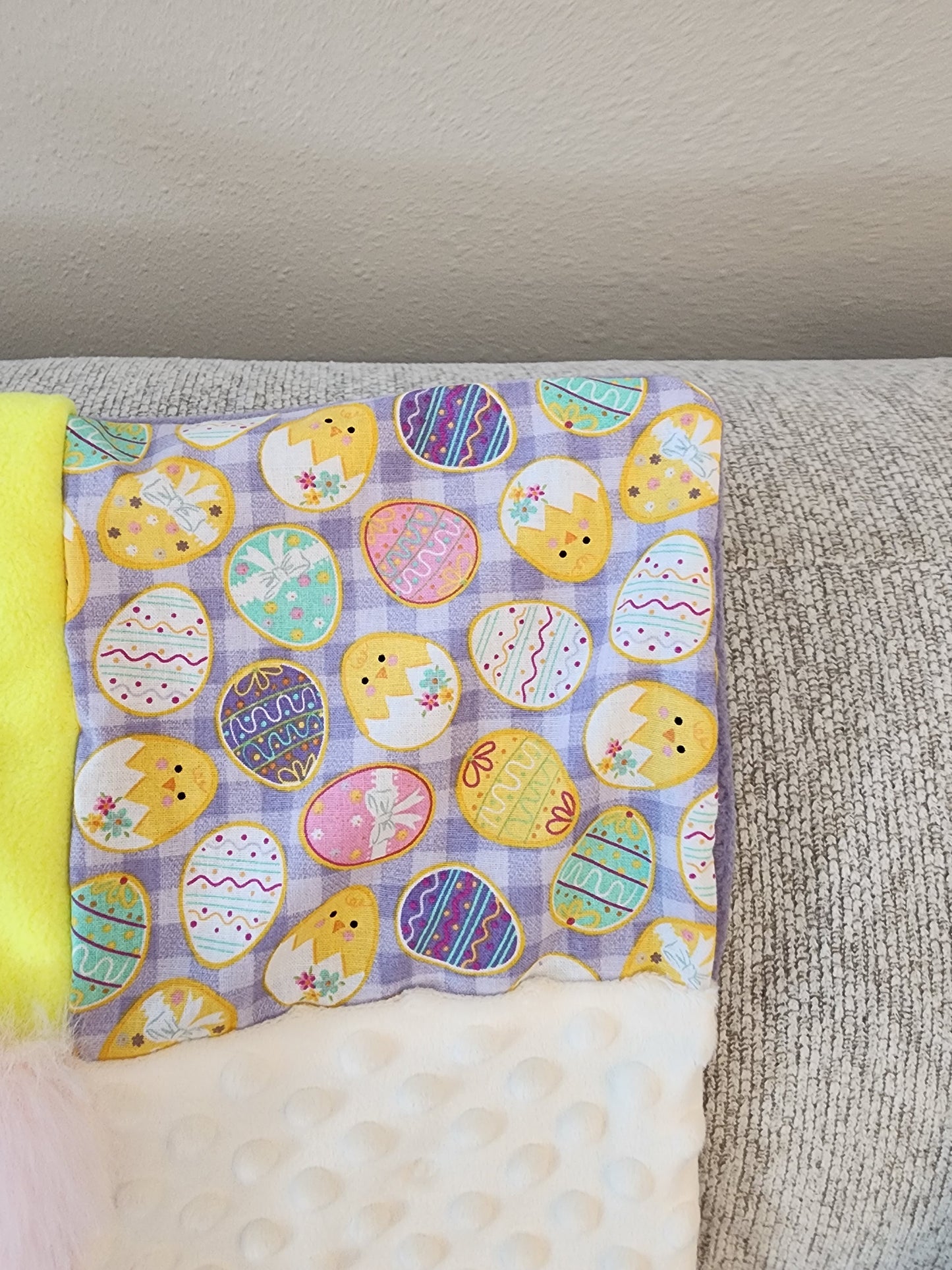 Sensory Blanket- Easter Theme fidget lap blanket Dementia