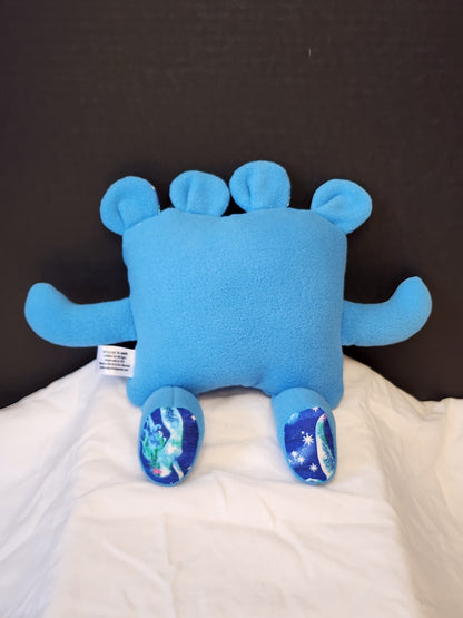 Chomper Buddy 11" Blue Fleece with mermaid lining