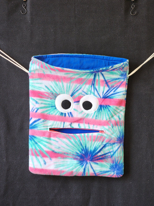 Chomper Buddy Slumber Bag Dance Bag, Fidget Holder Bag Tropical