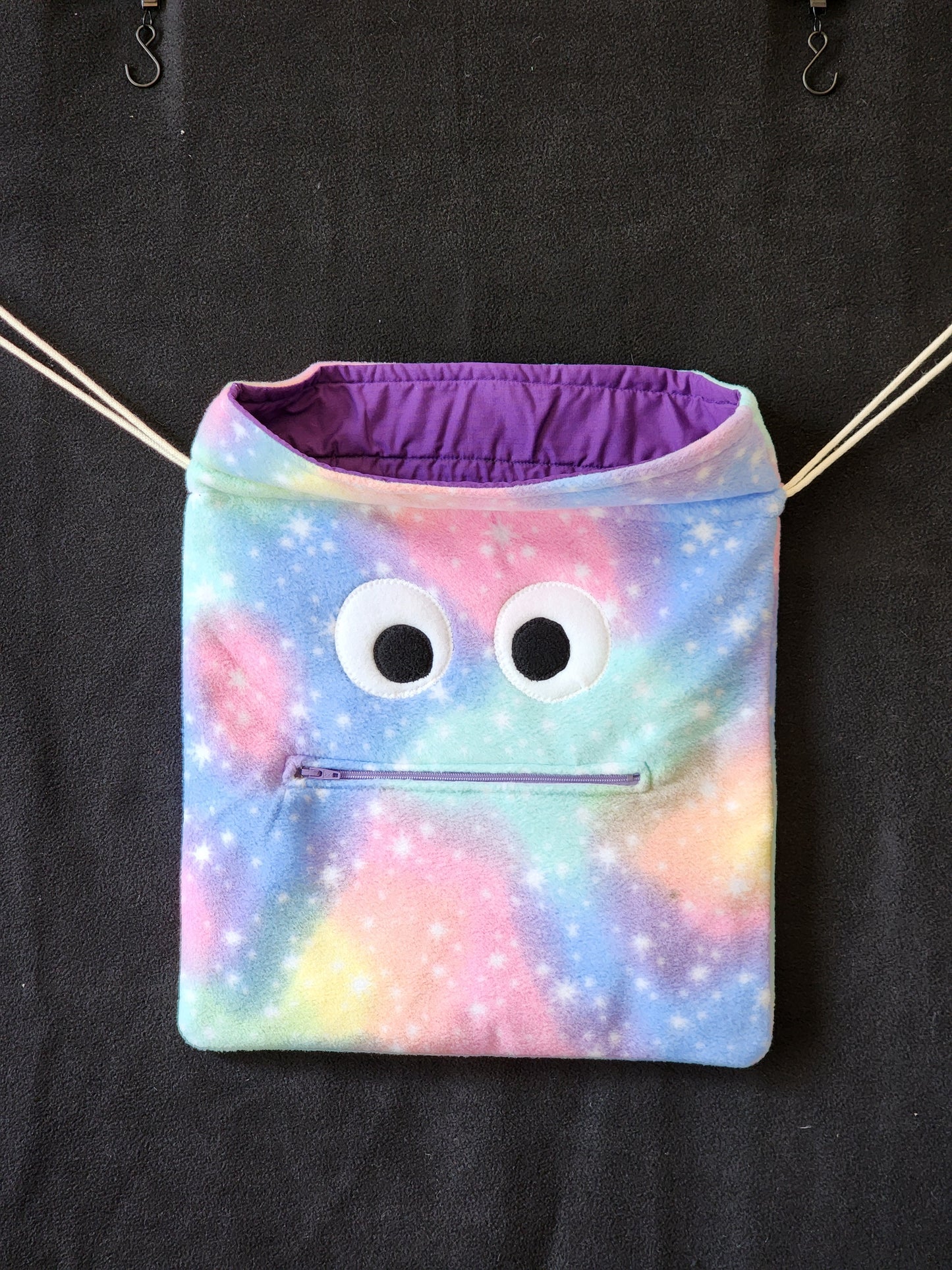 Chomper Buddy Slumber Bag Dance Bag, Fidget Holder Bag Pastel colors with stars