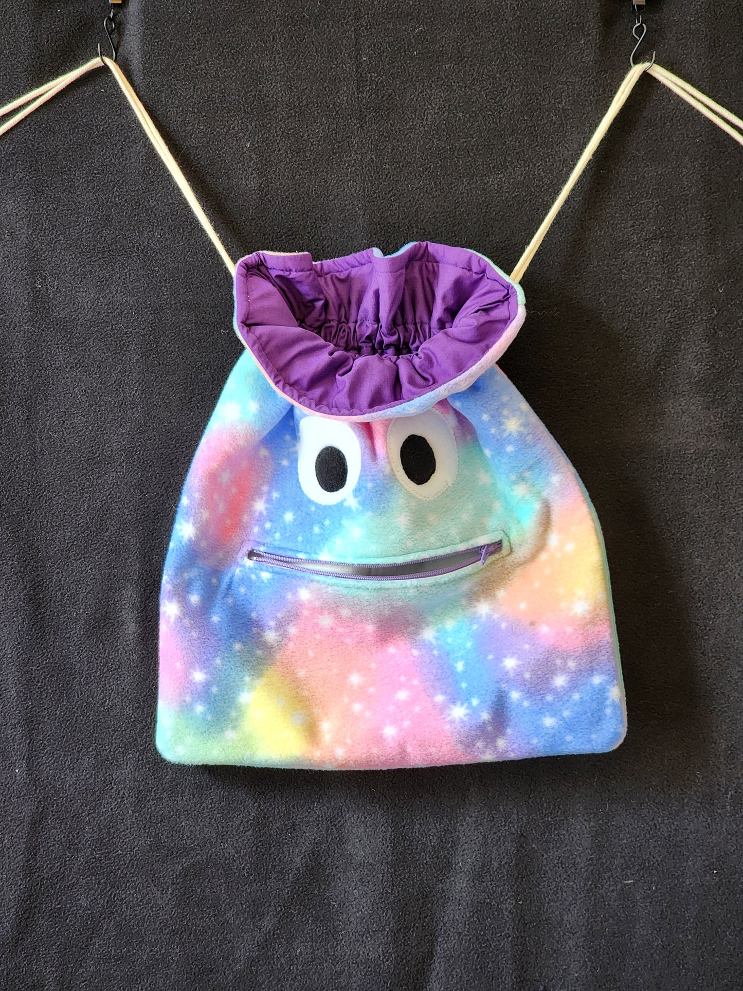 Chomper Buddy Slumber Bag Dance Bag, Fidget Holder Bag Pastel colors with stars