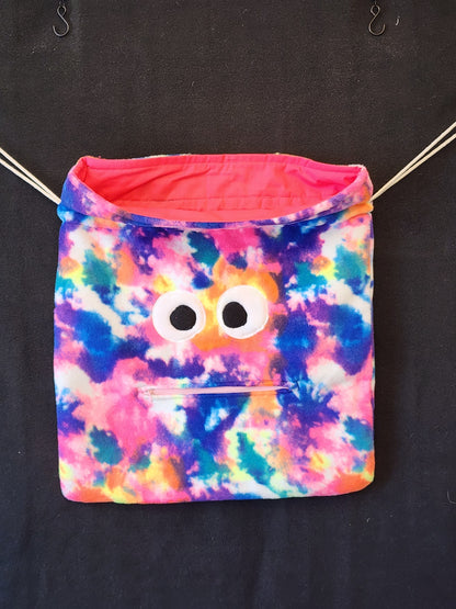 Chomper Buddy Slumber Bag Dance Bag, Fidget Holder Bag Paint Spatter