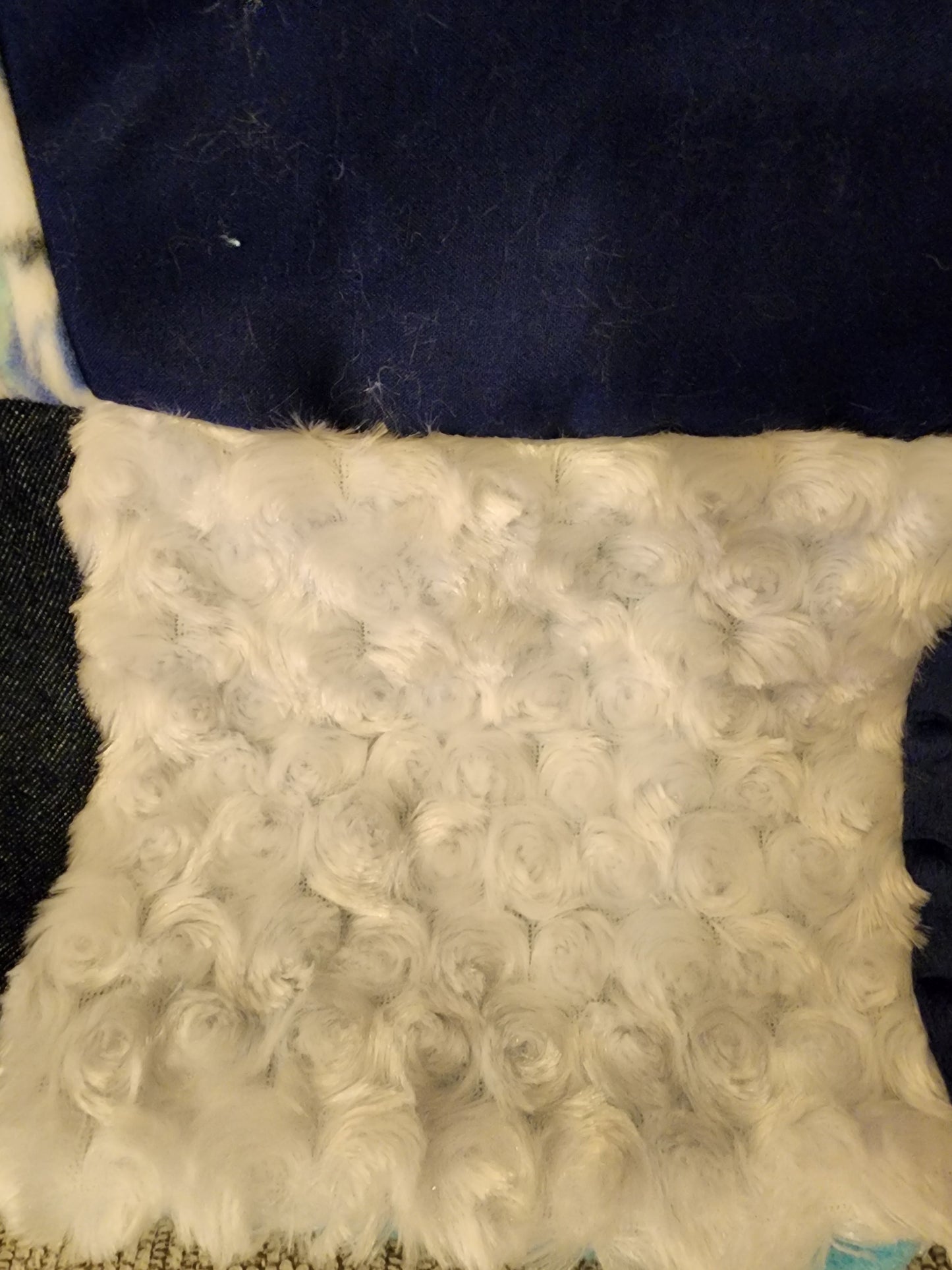 Sensory Blanket- Sharks Theme fidget lap blanket Dementia