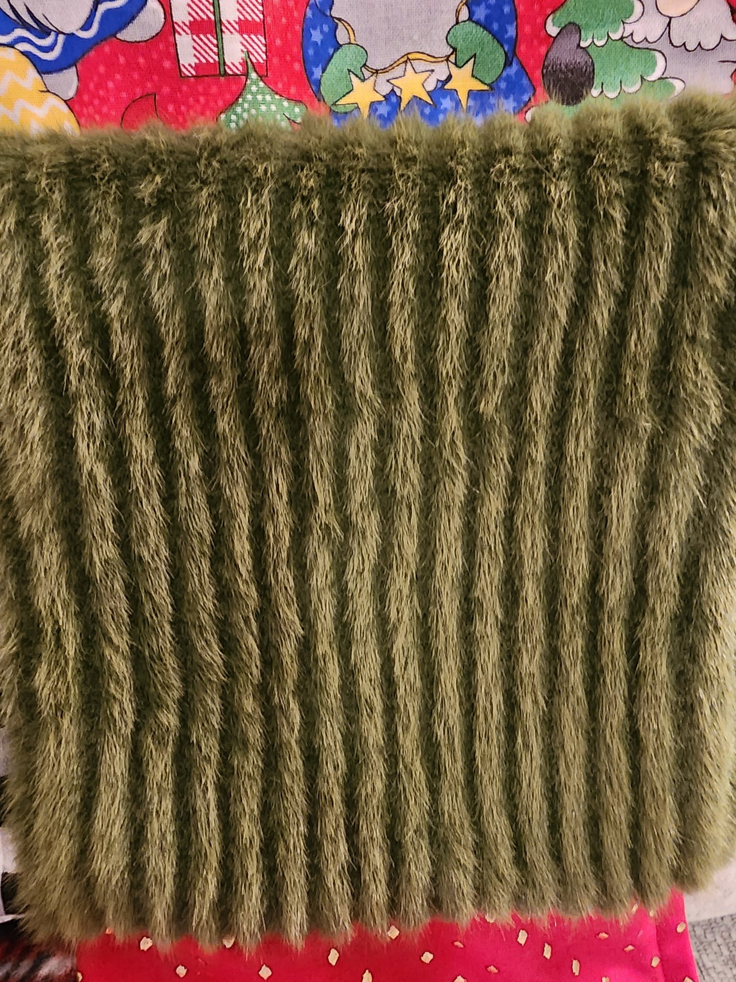 Sensory Blanket- Christmas Santa Theme fidget lap blanket Dementia