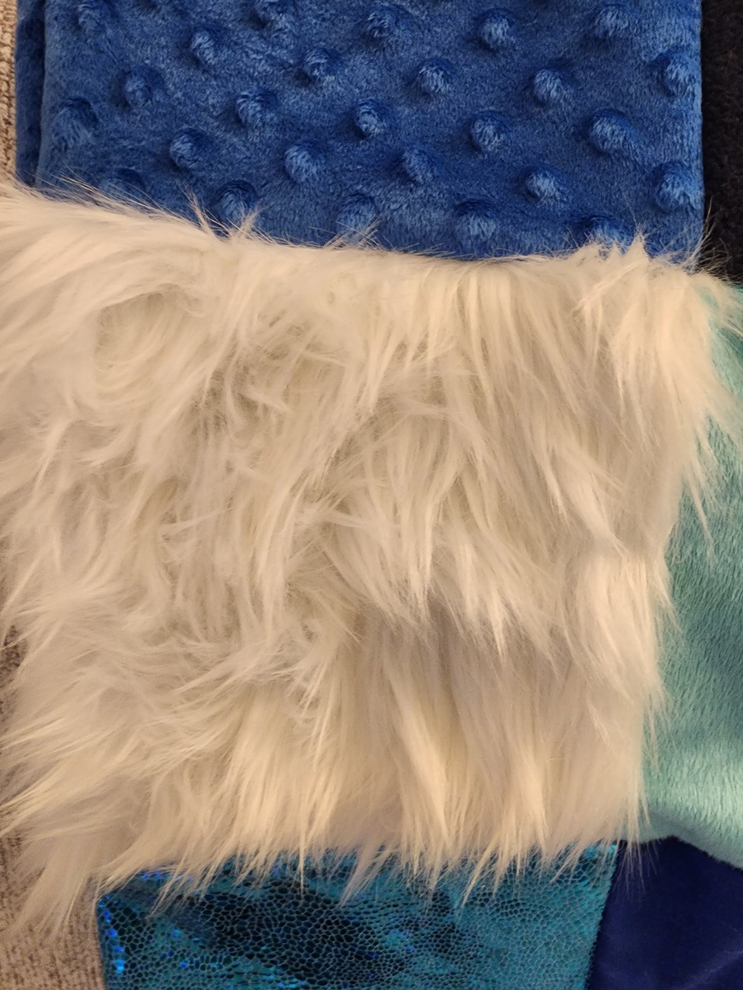 Sensory Blanket- Dolphins Theme fidget lap blanket Dementia