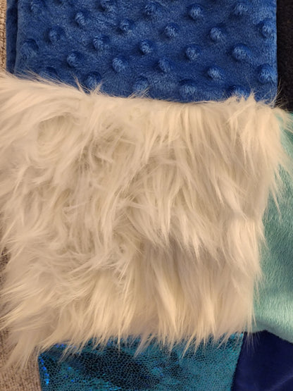 Sensory Blanket- Dolphins Theme fidget lap blanket Dementia