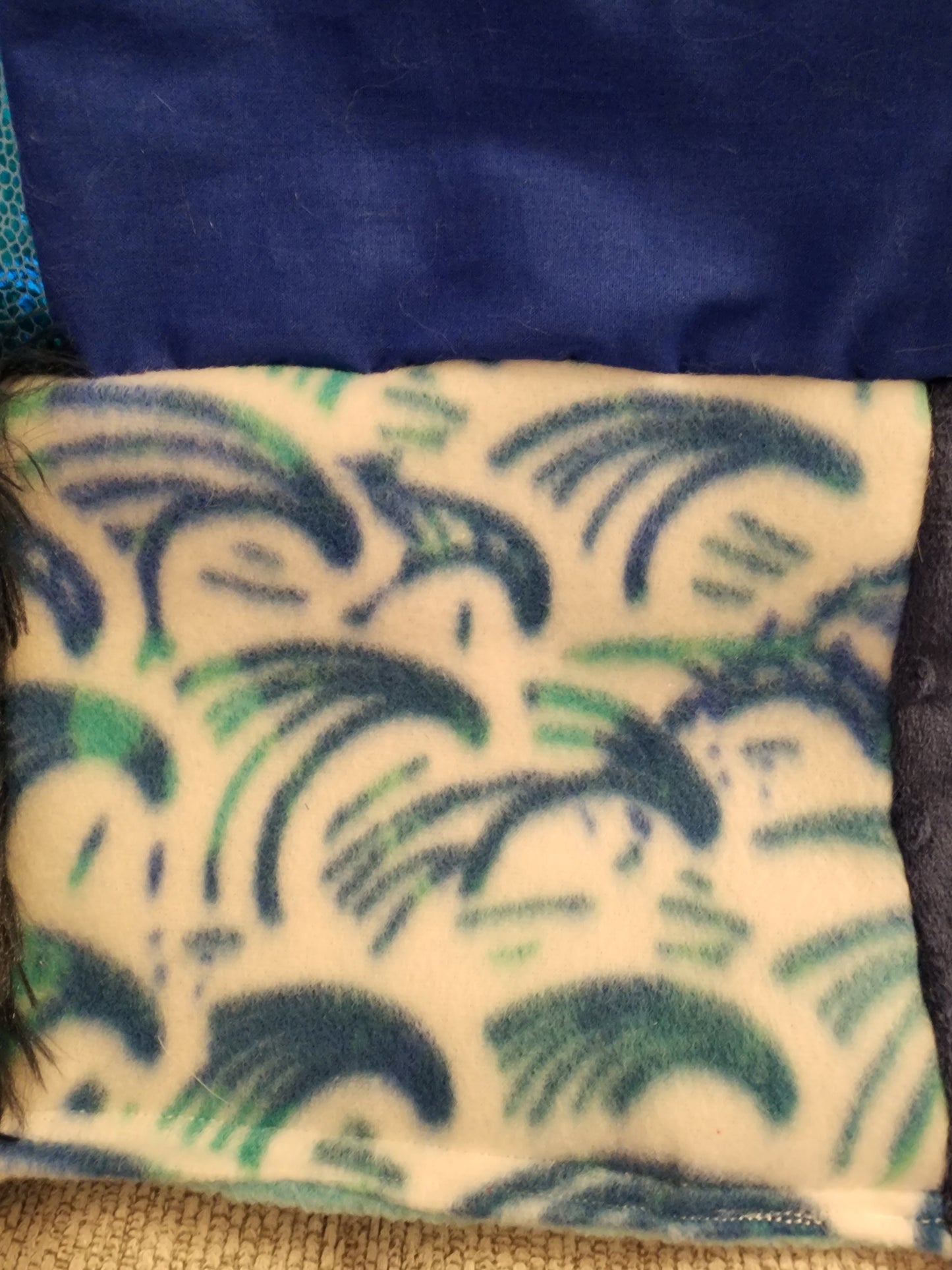 Sensory Blanket- Dolphins Theme fidget lap blanket Dementia