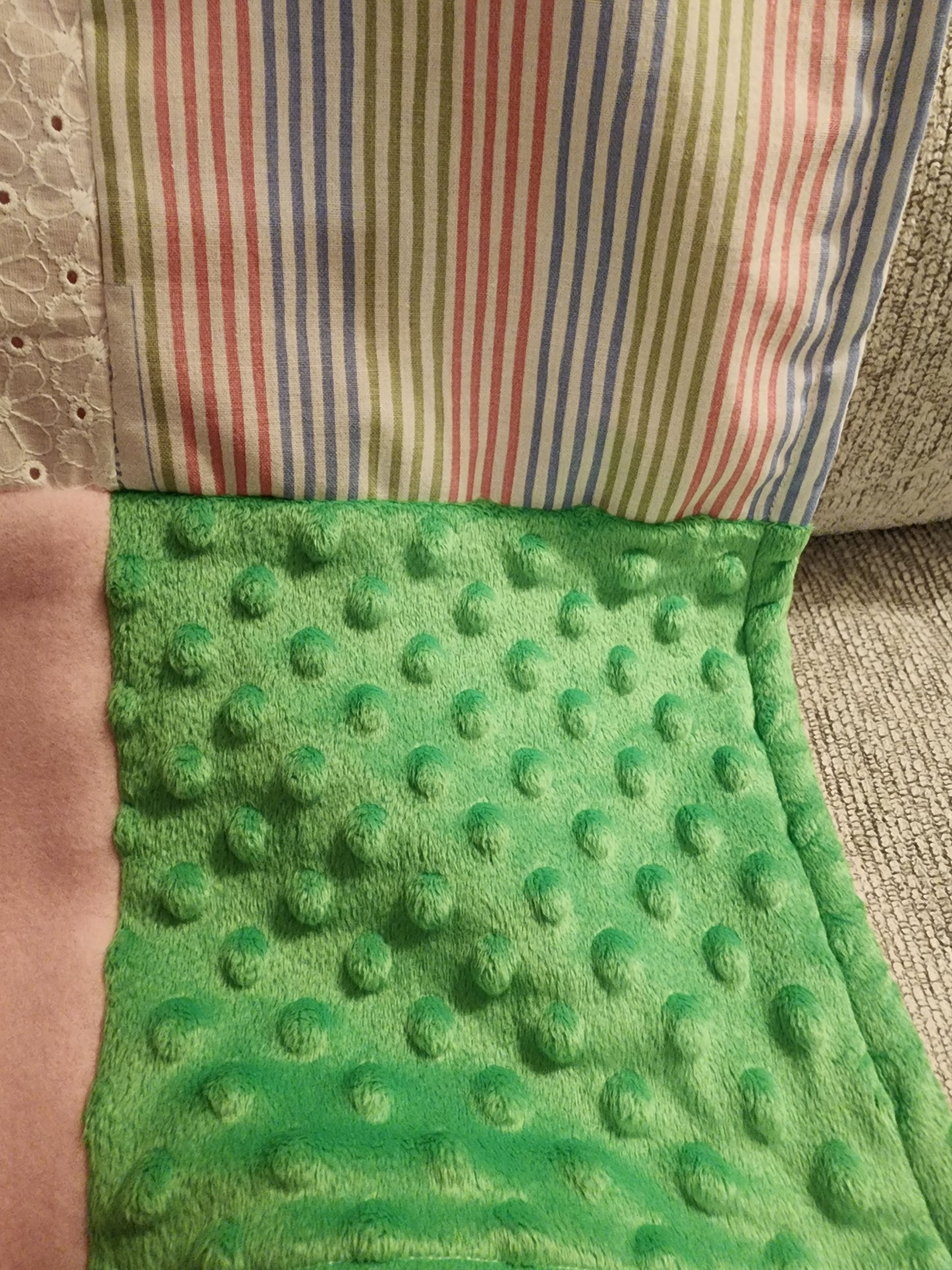 Sensory Blanket- Pickleball  Preppy Theme fidget lap blanket Dementia