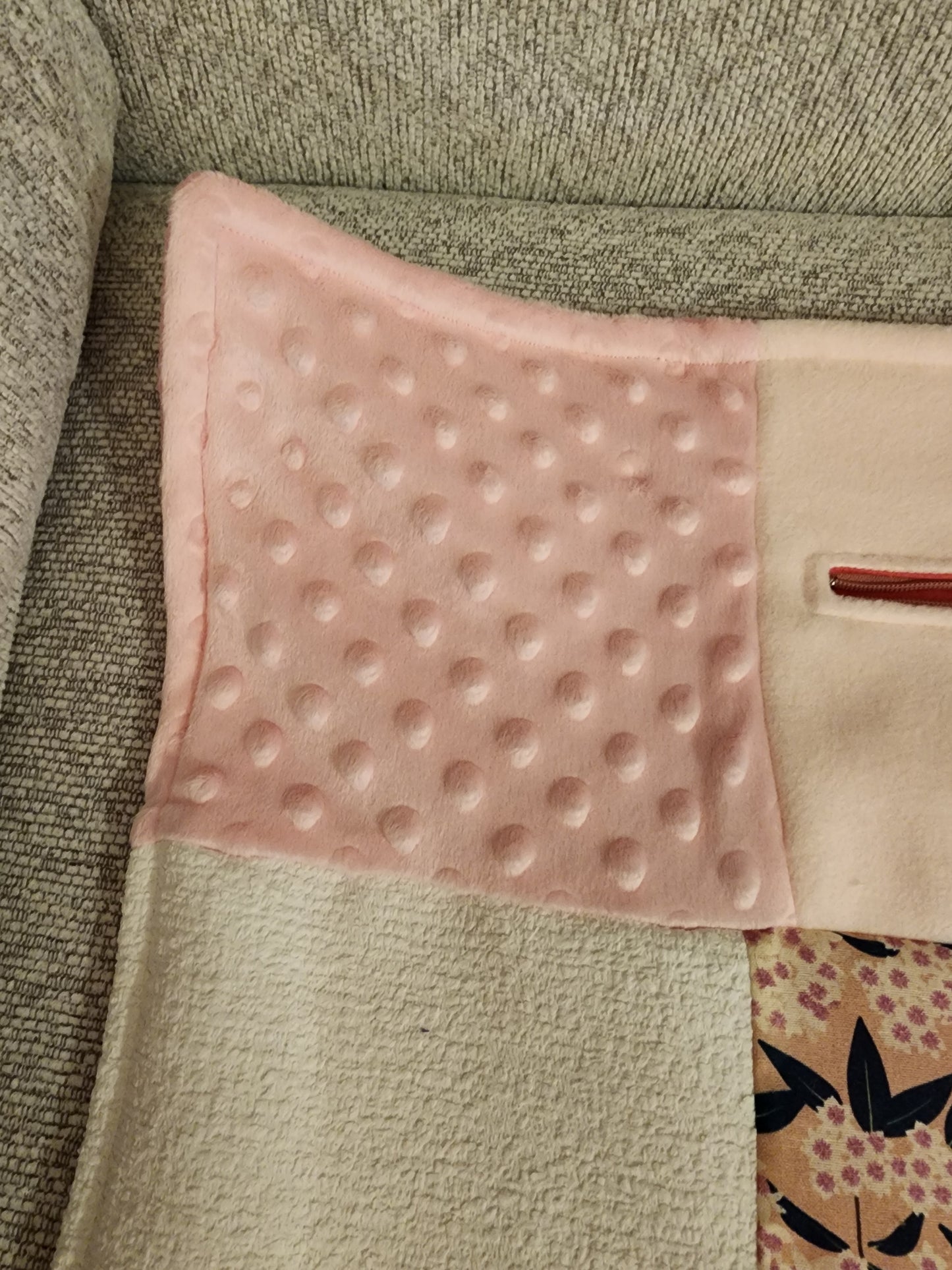 Sensory Blanket- Butterflies Flowers Theme fidget lap blanket Dementia