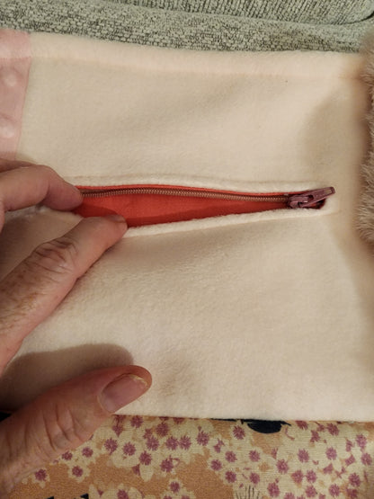 Sensory Blanket- Butterflies Flowers Theme fidget lap blanket Dementia