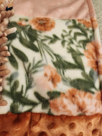 Sensory Blanket- Butterflies Flowers Theme fidget lap blanket Dementia