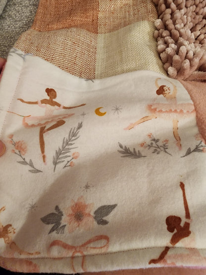 Sensory Blanket- Butterflies Flowers Theme fidget lap blanket Dementia