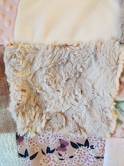 Sensory Blanket- Butterflies Flowers Theme fidget lap blanket Dementia