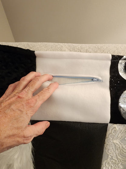 Sensory Blanket- Seahorse Theme fidget lap blanket Dementia