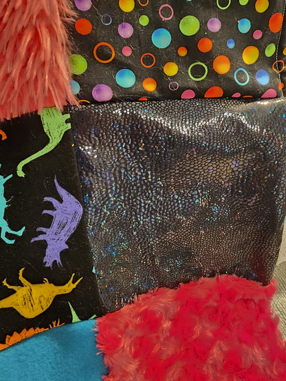 Sensory Blanket- Dinosaur Theme fidget lap blanket Dementia