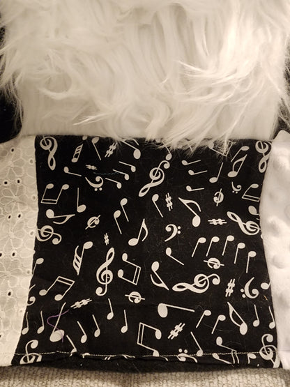 Sensory Blanket- Black and White Theme fidget lap blanket Dementia