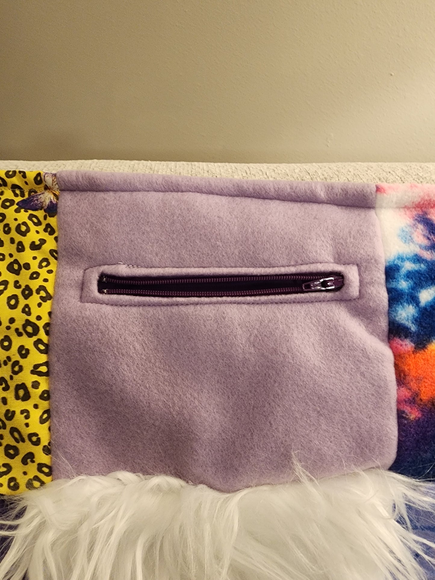 Sensory Blanket- Purple Butterfly Theme fidget lap blanket Dementia
