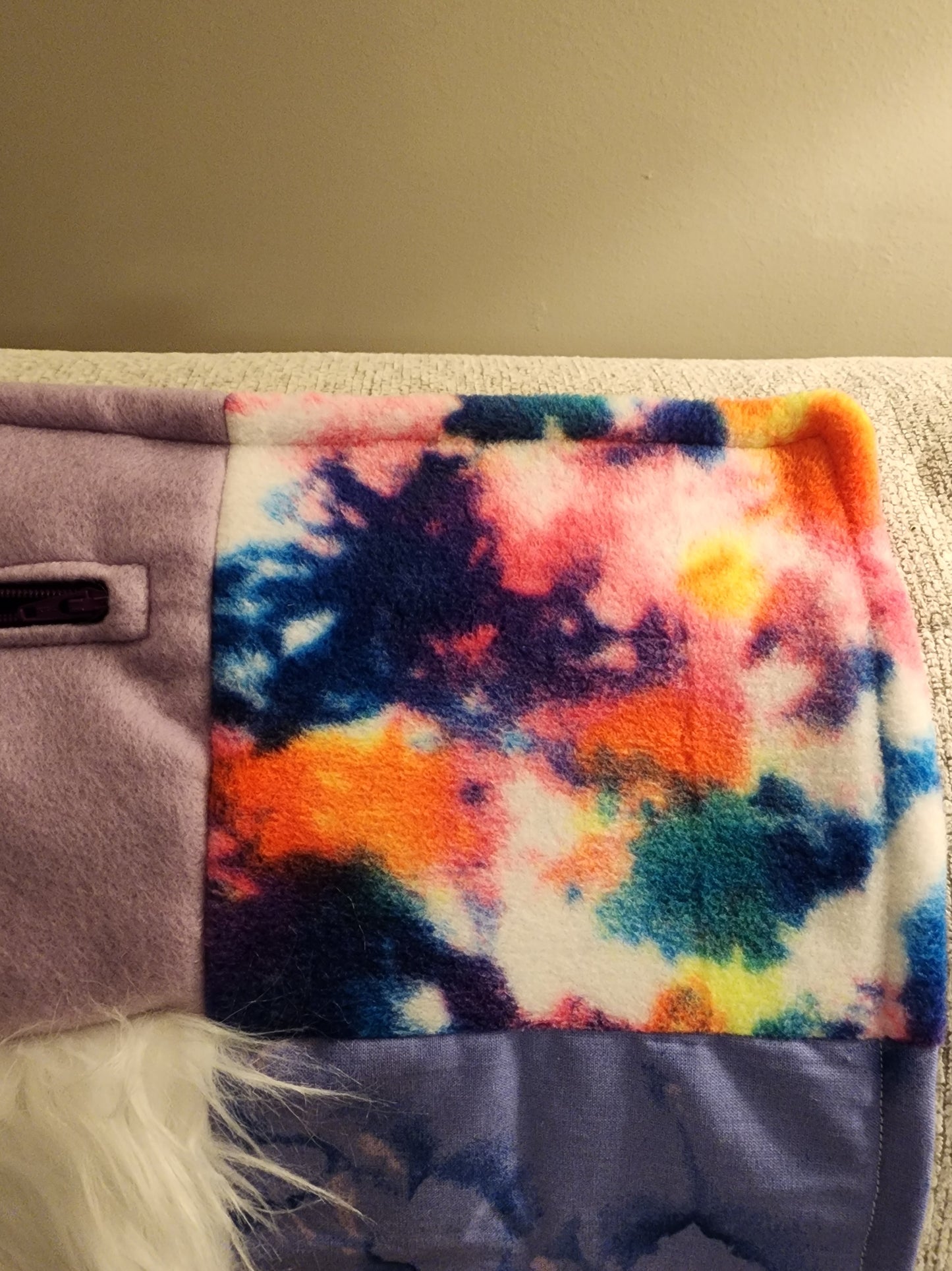 Sensory Blanket- Purple Butterfly Theme fidget lap blanket Dementia