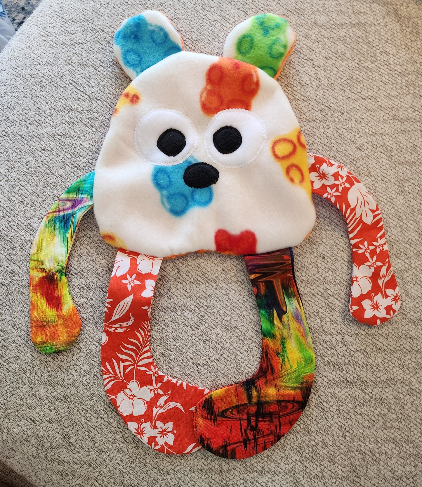 Sensory Crinkle Lovie- Gummy Bear Dimple Dot Crinkle sound