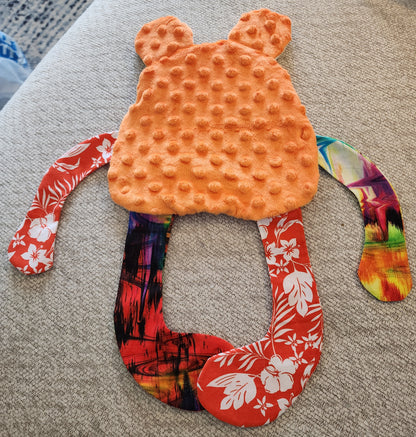 Sensory Crinkle Lovie- Gummy Bear Dimple Dot Crinkle sound