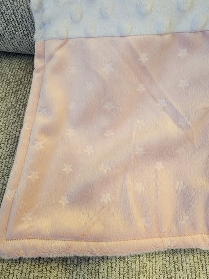 Sensory Blanket- Breast Cancer Theme fidget lap blanket Dementia Pink Ribbon