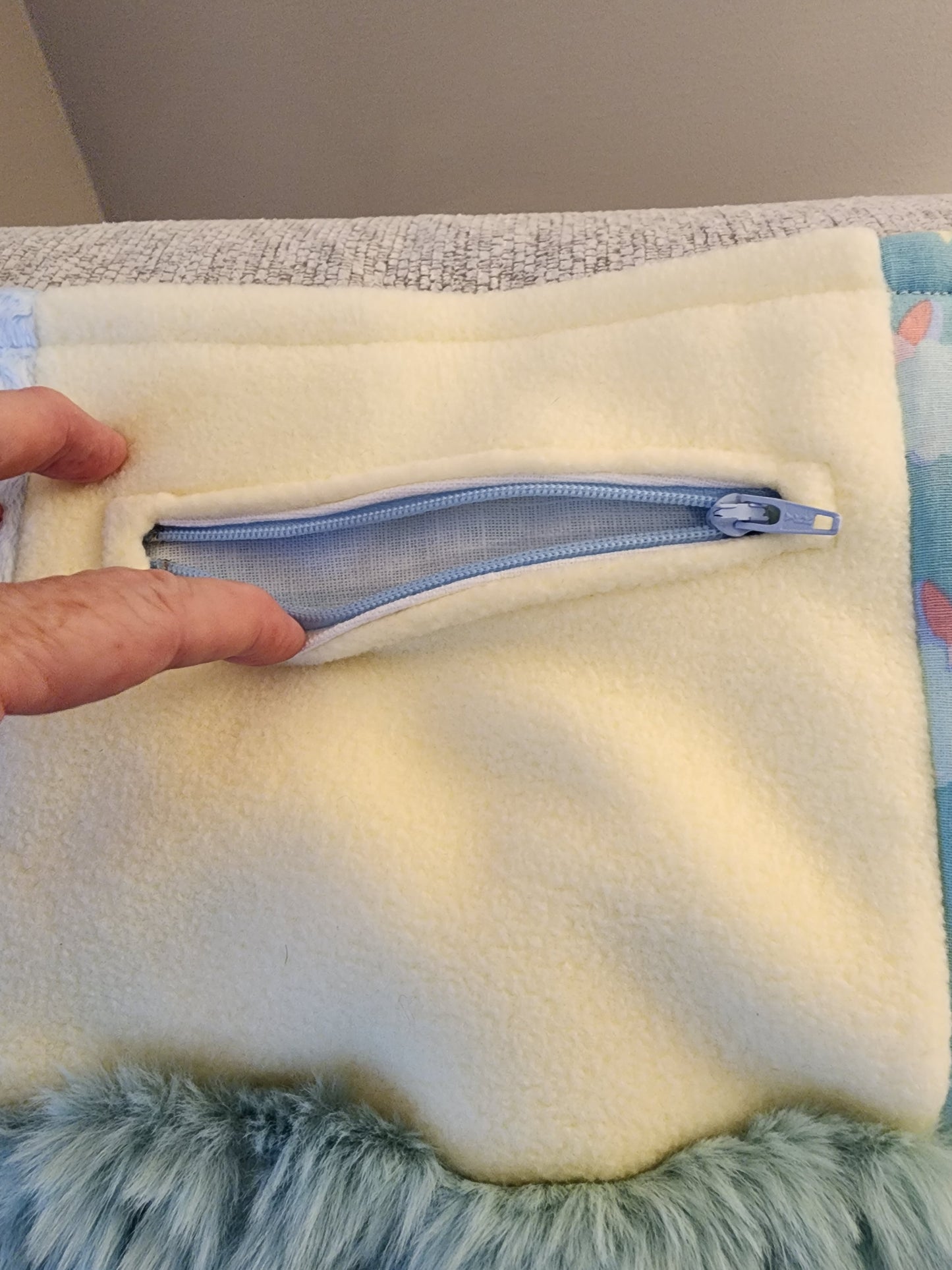 Sensory Blanket- Sleeping sheep on a moon Theme fidget lap blanket Dementia