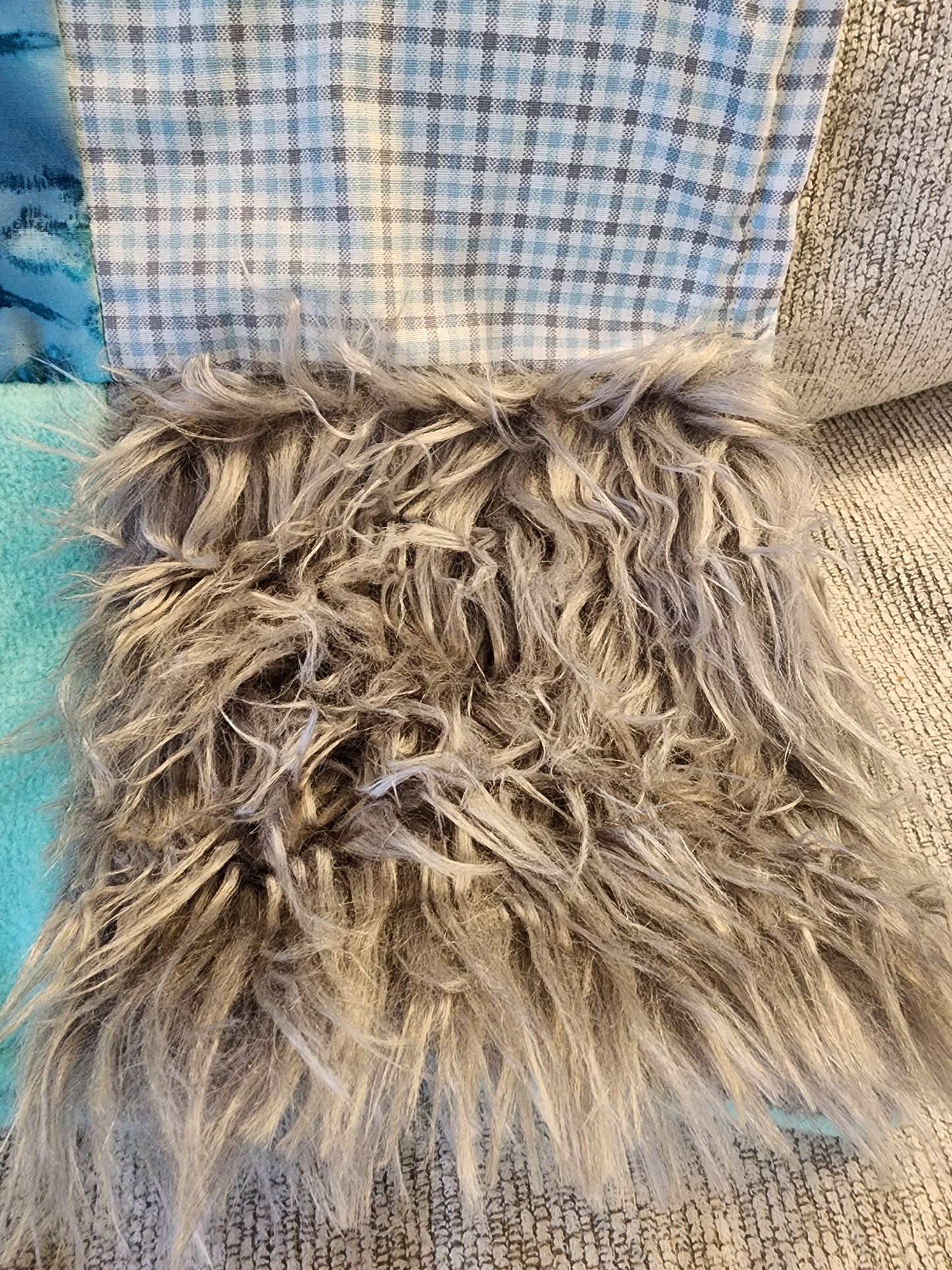 Sensory Blanket- Sleeping sheep on a moon Theme fidget lap blanket Dementia