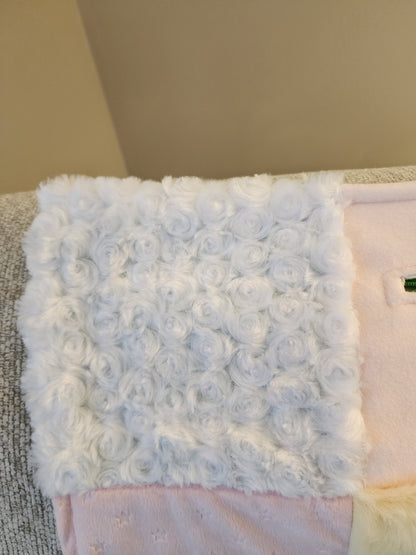 Sensory Blanket- old fashioned bunnies Theme fidget lap blanket Dementia