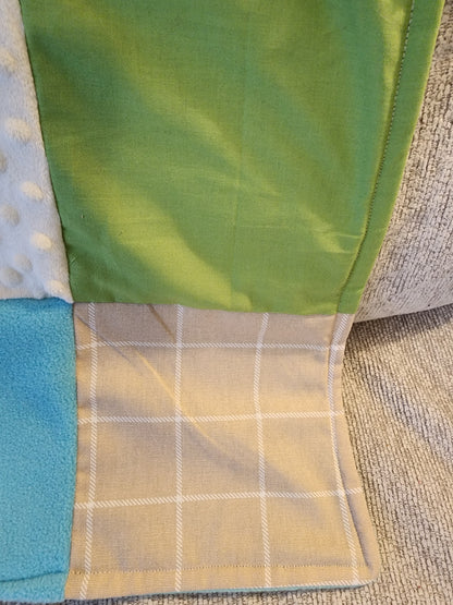 Sensory Blanket- old fashioned bunnies Theme fidget lap blanket Dementia