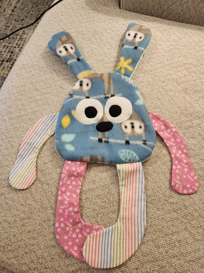 Sensory Crinkle Lovie- Sloth Dimple Dot Crinkle sound bunny style