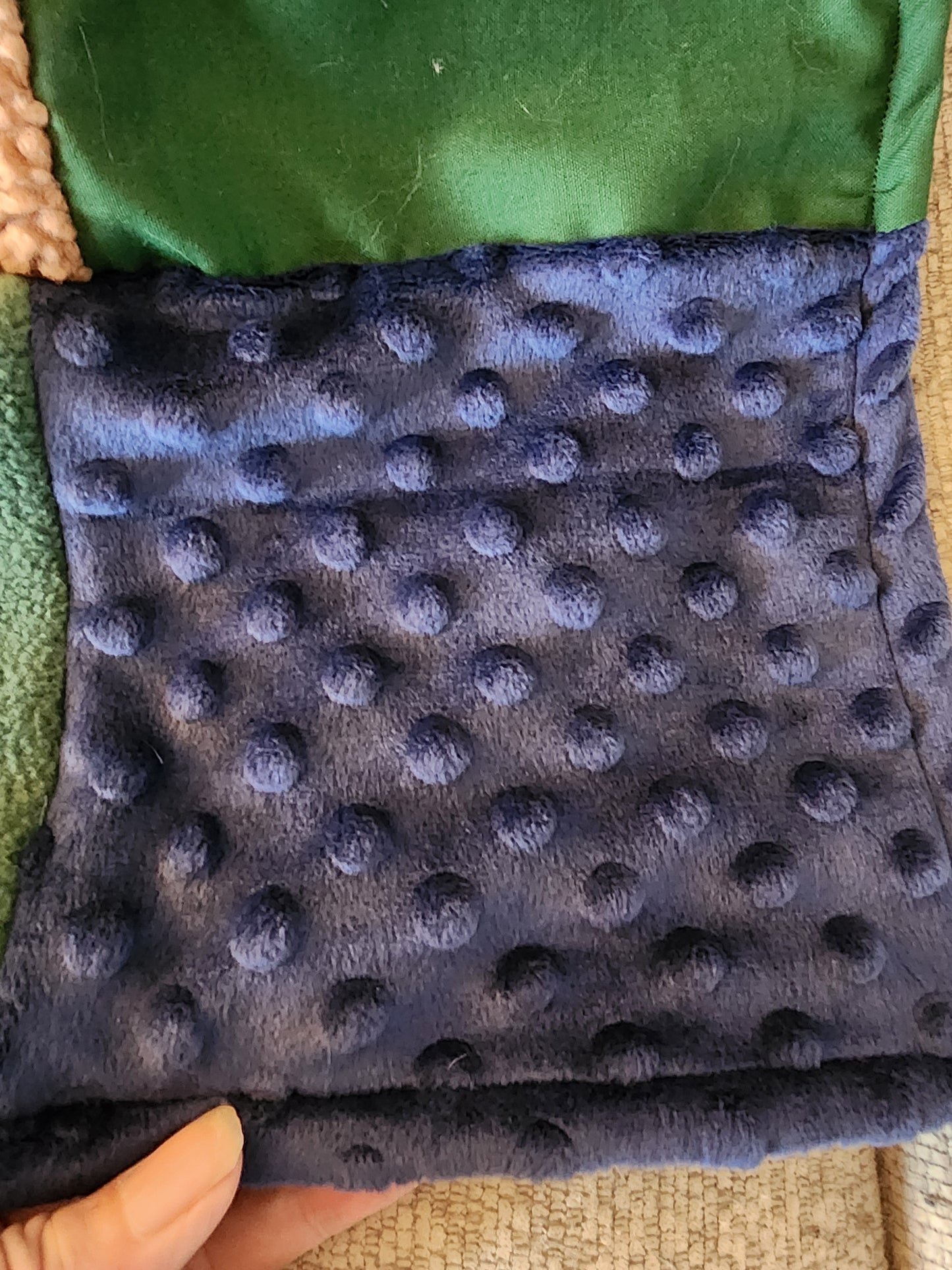 Sensory Blanket- St Patrick's Day Theme fidget lap blanket Dementia Kids