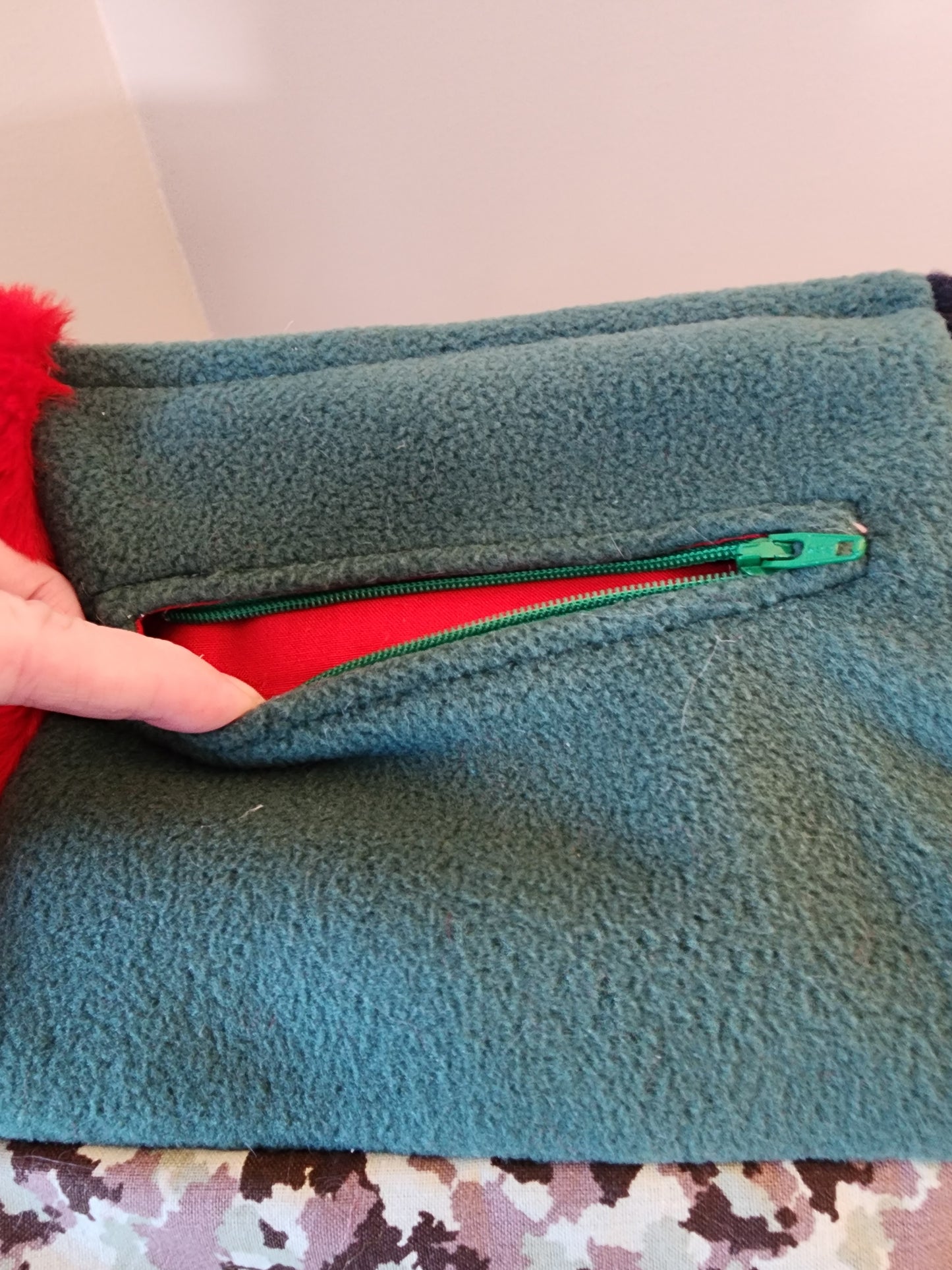 Sensory Blanket- Army Military Theme fidget lap blanket Dementia