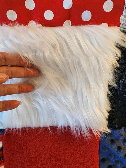 Sensory Blanket- Red White Blue Theme fidget lap blanket Dementia